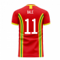 Wales 2025-2026 Home Concept Football Kit (Libero) (BALE 11)