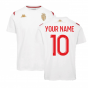 2022-2023 Monaco Cotton T-Shirt (White) (Your Name)