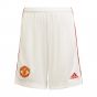 Man Utd 2021-2022 Home Shorts (White)