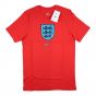 2022-2023 England World Cup Crest Tee (Red)