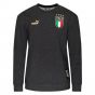 2022-2023 Italy FtblCulture Crew Sweat (Dark Grey Heather)