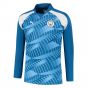 2023-2024 Man City Pre-Match LS Sweat Top (Lake Blue)