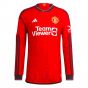 2023-2024 Man Utd Authentic Long Sleeve Home Shirt