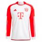 2023-2024 Bayern Munich Long Sleeve Home Shirt (Kids)