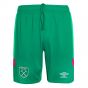 2023-2024 West Ham Goalkeeper Shorts (Green) - Kids