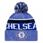 2023-2024 Chelsea 1905 Bobble Knit Beanie Hat (Blue)