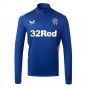 2023-2024 Rangers Coaches Matchday Half Zip Midlayer (Blue)