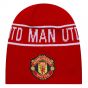 Man Utd Cuff Knit Hat Skull Beanie (Red)