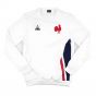 2023-2024 France Rugby Presentation Crew Sweat (White)