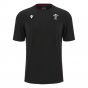 2023-2024 Wales Rugby Travel Cotton Shirt (Black)
