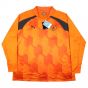 2023-2024 Man City Pre-Match LS Sweat Top (Orange)