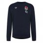 2023-2024 England Rugby Fleece Sweat (Nazy Blazer)