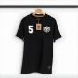 Germany Die Adler 5 Beckenbauer Retro Shirt Black