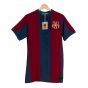 Catalonia Home Ball Shapes Retro Football Shirt