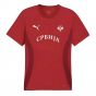 2024-2025 Serbia Pre-Match Jersey (Dark Cherry)