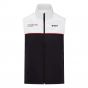 2024 Porsche RP Team Sleeveless Zip Jacket (White-Black)