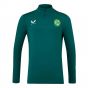 2023-2024 Republic of Ireland Players Half Zip Midlayer (Green)