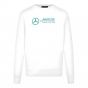 2024 Mercedes-AMG Mens Crew Neck Sweatshirt (White)