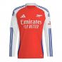 2024-2025 Arsenal Long Sleeve Home Shirt (Adams 6)