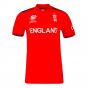 2024 England Cricket T20 Replica S/S T-Shirt - World Cup (Red) (Ladies)