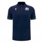 2024-2025 Scotland Rugby RGB Fit Travel Poly Polo Shirt (Navy)