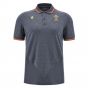 2024-2025 Wales WRU Rugby Travel Polo Shirt (Anthracite) - Kids