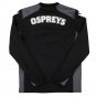 2024-2025 Ospreys Rugby Training Sweatshirt (Black)