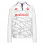 2024-2025 Fiorentina Training Sweat 1/4 Zip (White)