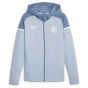 2023-2024 Man City Casuals Hooded Jacket (Blue Wash)