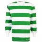 TOFFS Retro Football Shirt Emerald/White Hoop