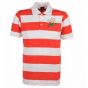 Japan Rugby Polo Shirt - Red/White Stripe