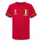 Belgium Official World Cup Poly Tee (Red)