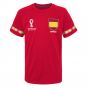 Official Spain World Cup Poly Tee (Red)