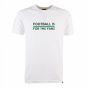 Emerald Football is for the Fans - White T-Shirt