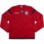 2017-2018 Cagliari Macron Windbreaker Training Top (Red)