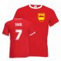 Saul Niguez Spain Ringer Tee (red)