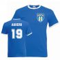 Sergio Aguero Argentina Ringer Tee (blue)