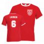 Dejan Lovren Croatia Ringer Tee (red)