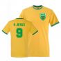 Gabriel Jesus Brazil Ringer Tee (yellow)