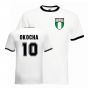 Jay-jay Okocha Nigeria Ringer Tee (white-black)