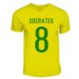 Socrates Brazil Hero T-shirt (yellow)