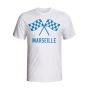 Marseille Waving Flags T-shirt (white)