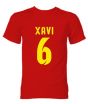 Barcelona Xavi Hero T-Shirt (Red)