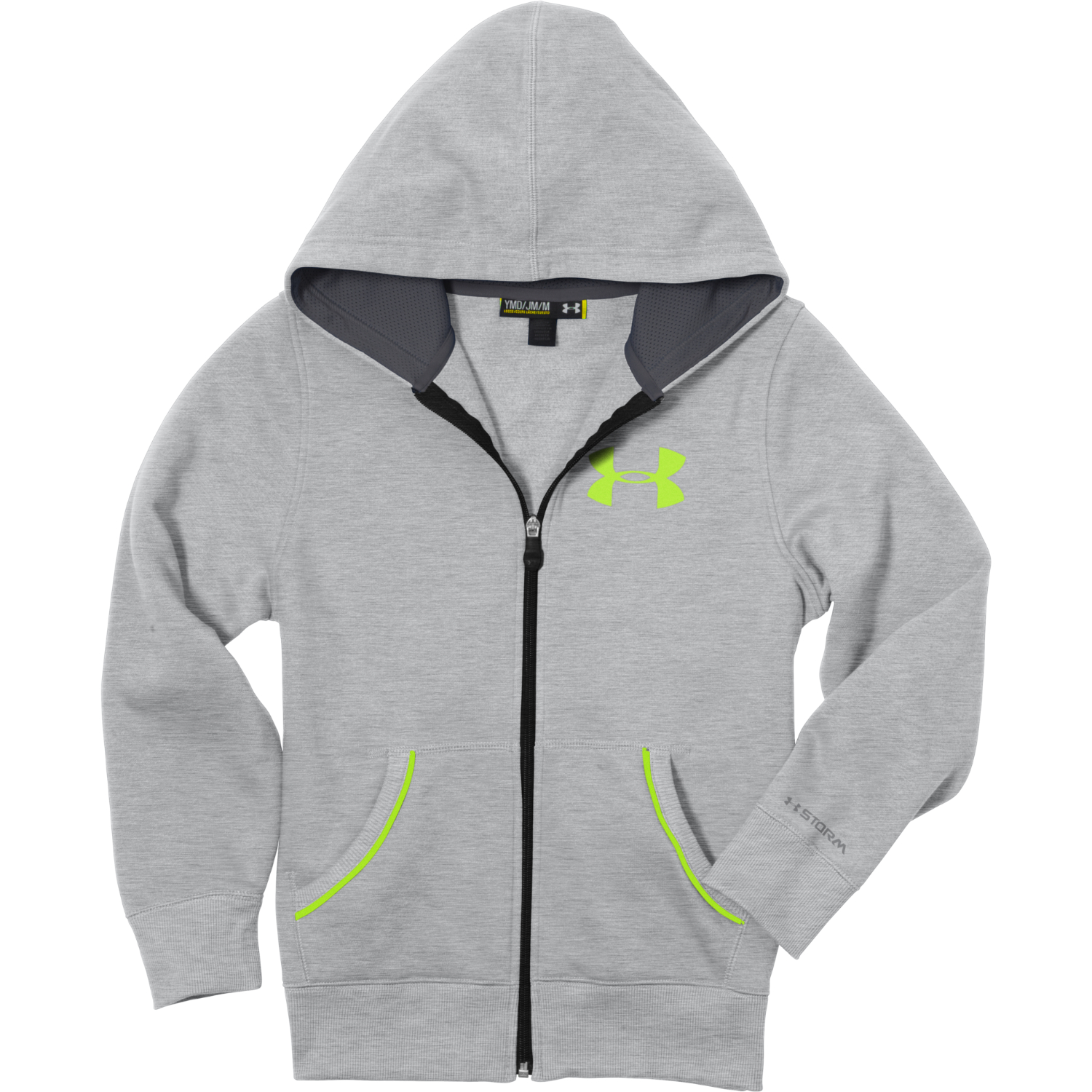 under armour jackets kids grey