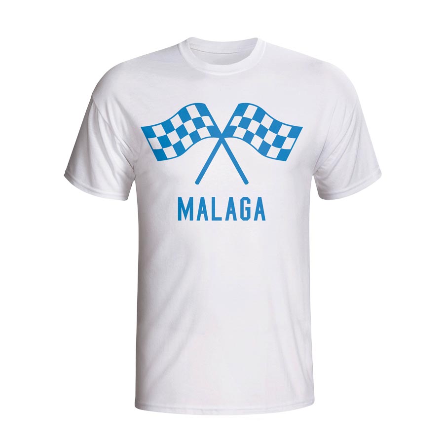 Malaga Waving Flags T-shirt (white)