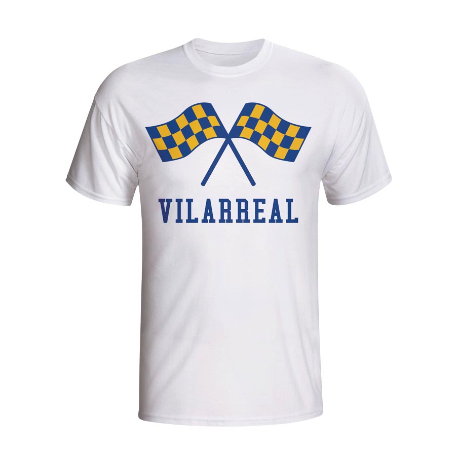 Villarreal Waving Flags T-shirt (white)